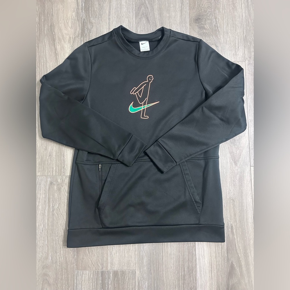 Nike Black Sweatshirt with Graphic Design